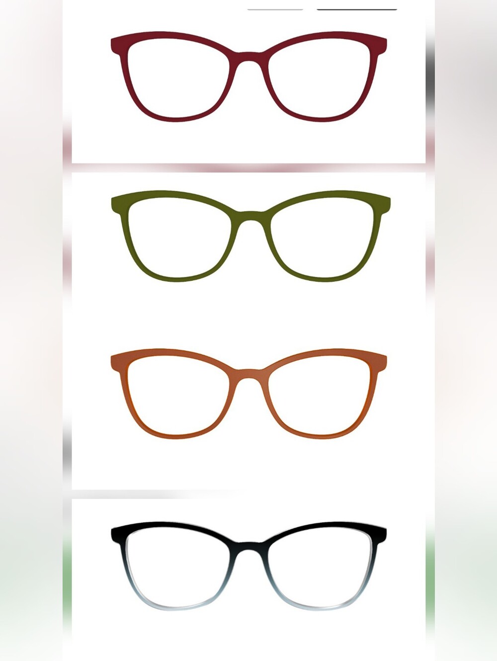 Pair Eyewear Tops Bundle For Georgia Frame. Autumn Colors!
